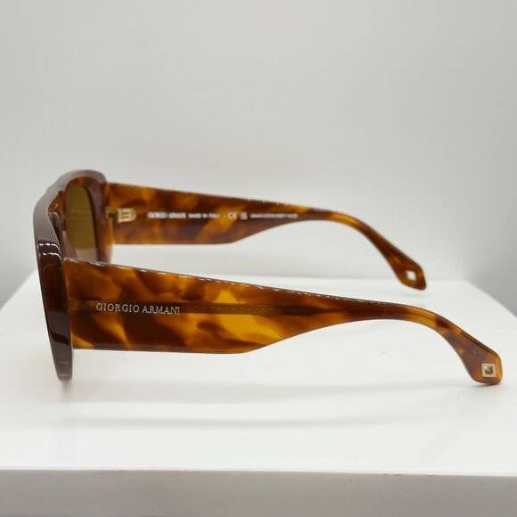 Georgia Armani Sunglasses AR8183 598833 Red Havana Brown 56mm **SEE NOTE** - Picture 6 of 12